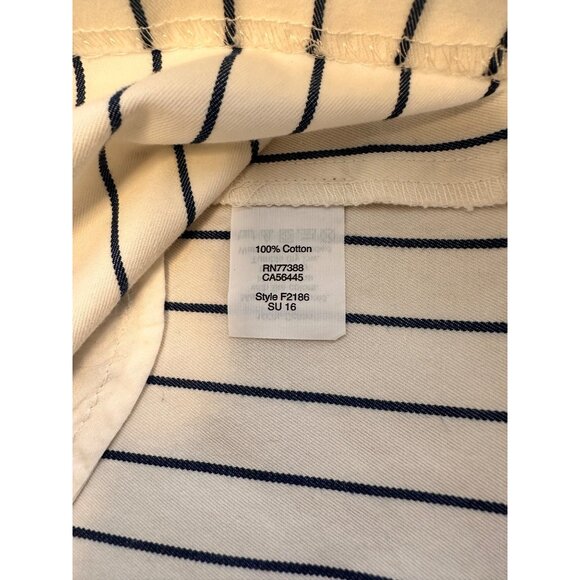 Madewell Harbor Lace-Up Shift Dress, F2186, Size: XXS - Picture 8 of 11